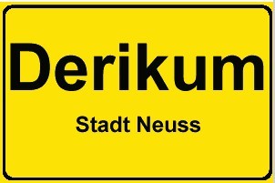 Ortsschild Derikum